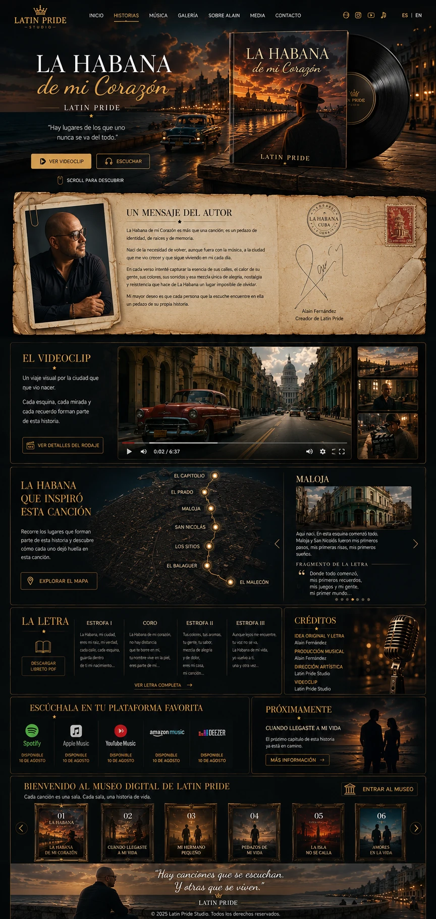 Página oficial de La Habana de mi Corazón
